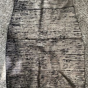 BCBG Bandage Foil Skirt- Size S